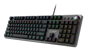 MSI FORGE GK310 RED US toetsenbord Gamen USB QWERTY US International Zwart