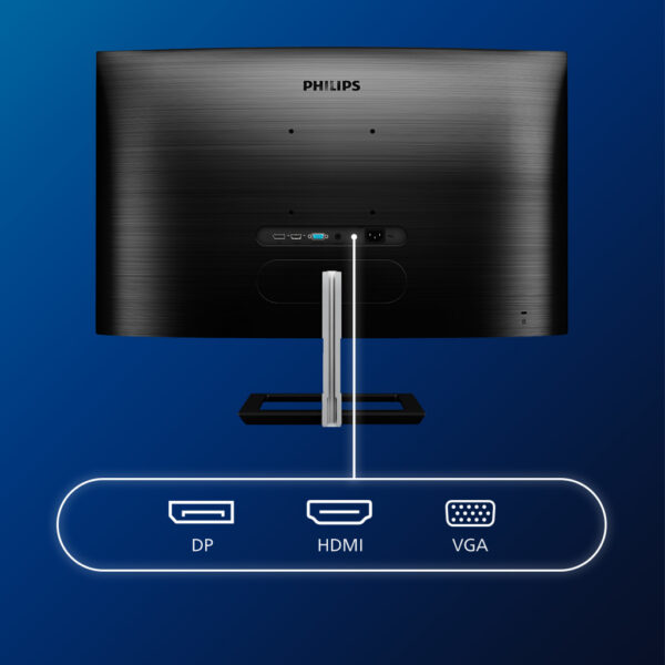 Philips E Line 322E1C/00 LED display 80 cm (31.5") 1920 x 1080 Pixels Full HD LCD Zwart - Afbeelding 7