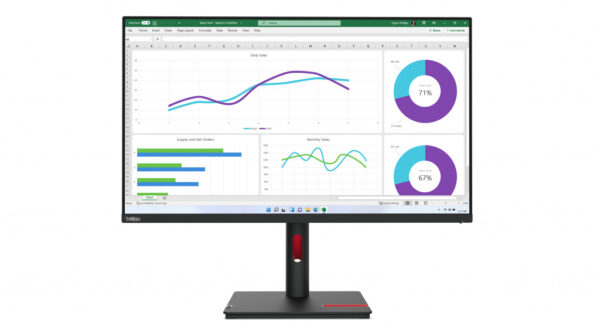 Lenovo ThinkVision T32h-30 LED display 80 cm (31.5") 2560 x 1440 Pixels Quad HD Zwart
