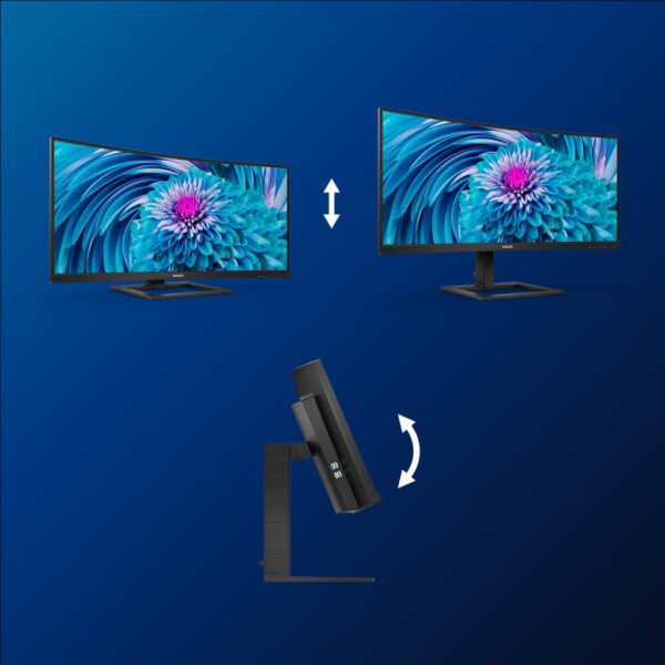 Philips E Line 346E2CUAE/00 computer monitor 86,4 cm (34") 3440 x 1440 Pixels Wide Quad HD+ LCD Zwart - Afbeelding 11