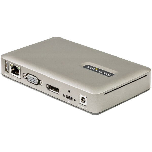 StarTech.com USB C Dock, USB-C naar DisplayPort 4K 30Hz of VGA, 65W USB Power Delivery Lader, 4 Port USB 3.1 Gen 1 Hub, Universe - Afbeelding 2