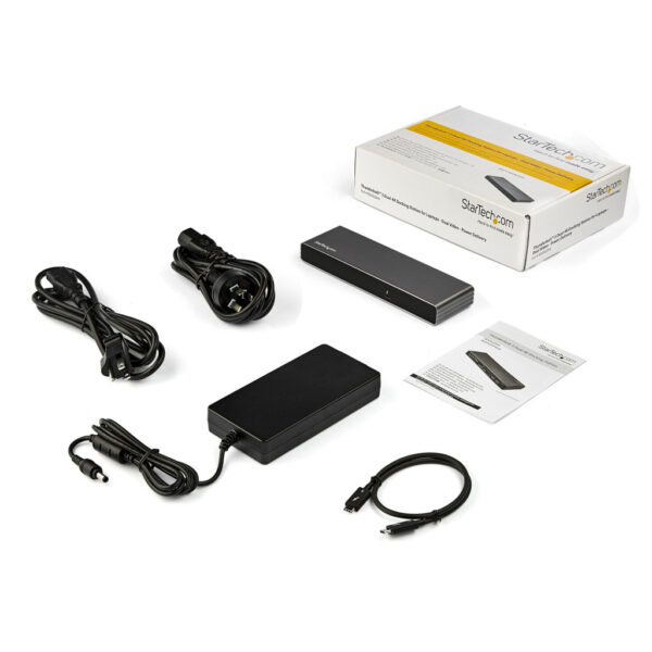 StarTech.com Thunderbolt 3 Dock - Dual 4K 60Hz Monitor TB3 Laptop Docking Station met DisplayPort, HDMI & 1080p VGA - 85W Power - Afbeelding 7