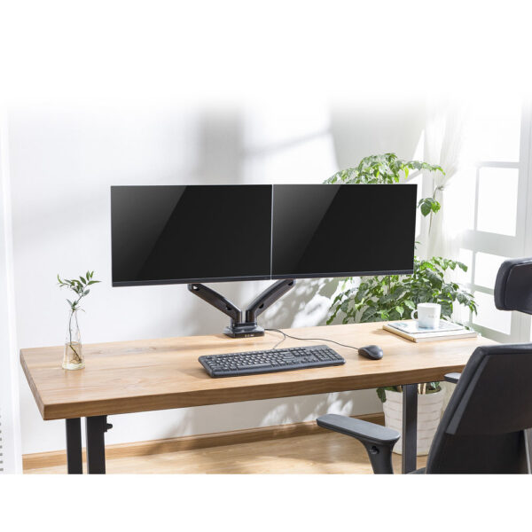 ACT Monitorarm 32" office met gasveer, 2 schermen - Afbeelding 8