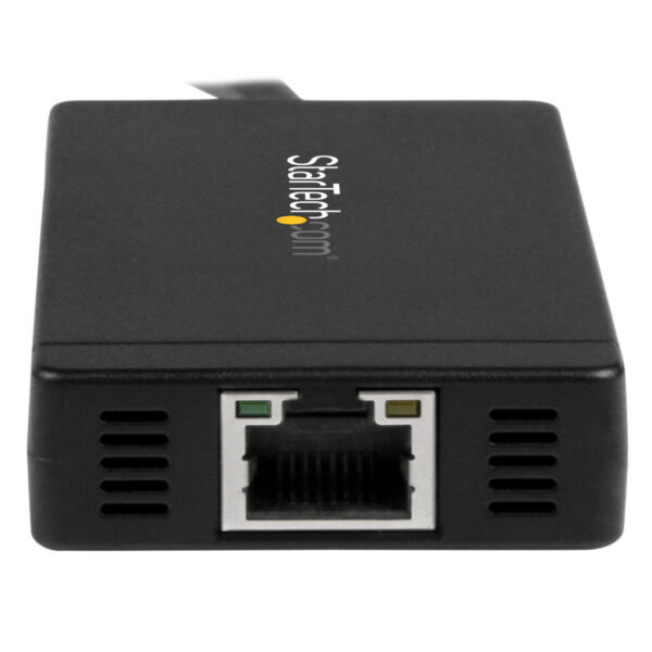 StarTech.com 3 poorts USB C naar USB-A hub met Gigabit Ethernet - USB-C naar 3x USB-A - USB 3.0 (5Gbps) - Inclusief voedingsadap - Afbeelding 4