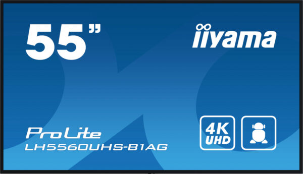 iiyama LH5560UHS-B1AG beeldkrant Digitaal A-kaart 139,7 cm (55") LED Wifi 500 cd/m² 4K Ultra HD Zwart Type processor Android 11 - Afbeelding 6