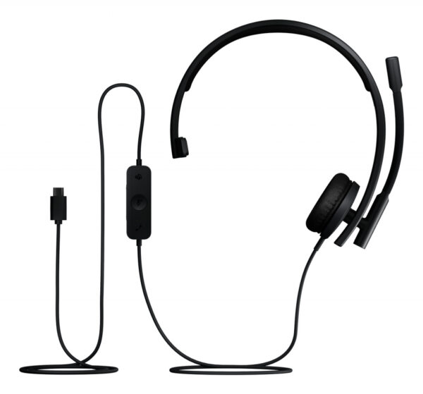 Logitech H570e Headset Bedraad Hoofdband Kantoor/callcenter USB Type-C Zwart - Afbeelding 5