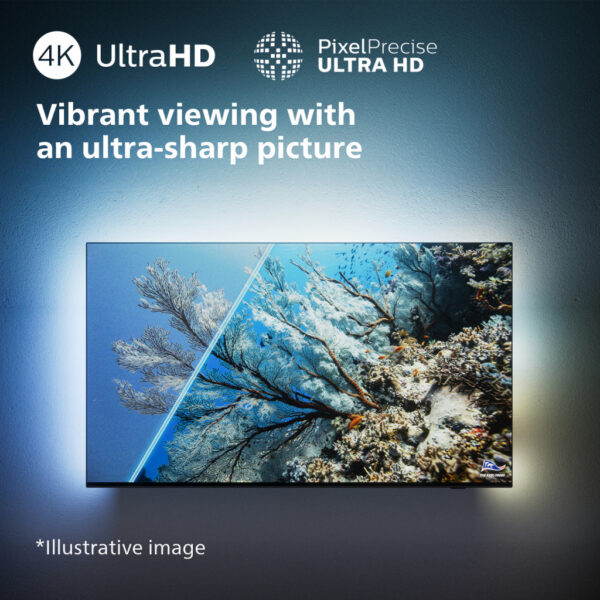 Philips 8000 series 50PUS8309/12 tv 127 cm (50") 4K Ultra HD Smart TV Wifi Zwart 350 cd/m² - Afbeelding 6
