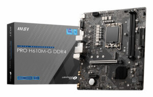 MSI PRO H610M-G DDR4 moederbord Intel H610 LGA 1700 micro ATX