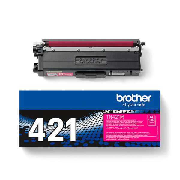 Brother TN-421M tonercartridge 1 stuk(s) Origineel Magenta - Afbeelding 4