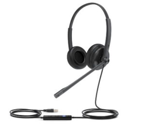 Yealink UH34 SE Stereo/Dual Teams USB-A Headset Bedraad Hoofdband Oproepen/muziek USB Type-A Zwart