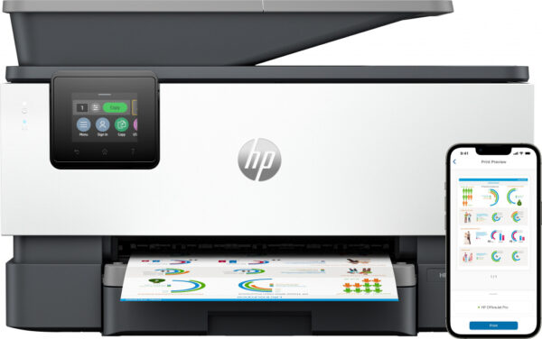 HP OfficeJet Pro 9120b Draadloos All-in-One Kleur Printer, Dubbelzijdig printen; Kopieerapparaat, Scanner
