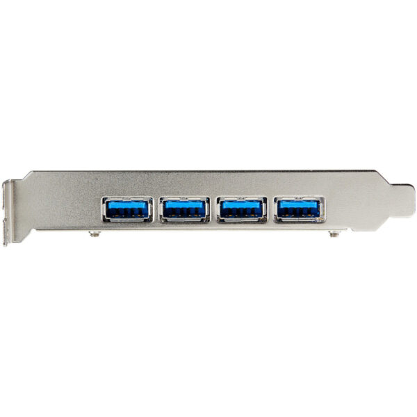 StarTech.com 4-Port USB PCIe Kaart - 10Gbps USB 3.1/3.2 Gen 2 Type-A PCI Express Kaart met 2 Controllers - 4x USB-A - USB PCIe A - Afbeelding 4