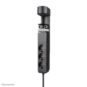 Neomounts DS22-840BL6 Bureaucontactdoos met klem en USB-C en USB-A poorten - snelladen