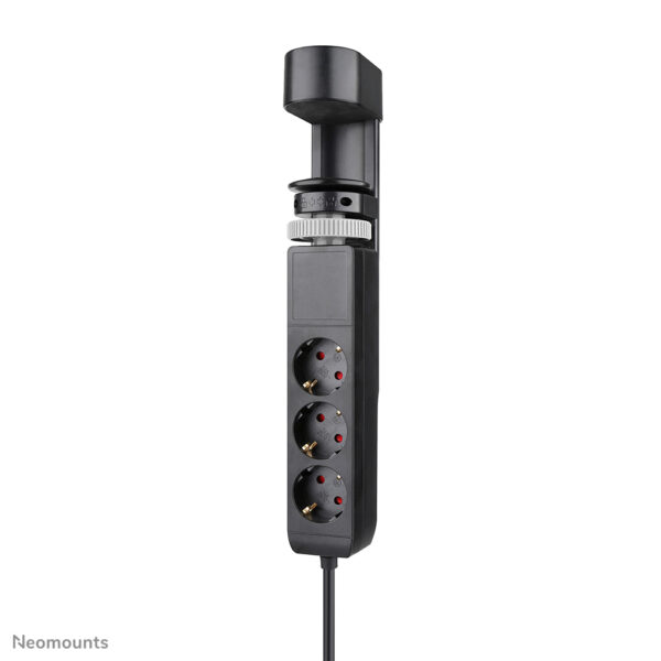 Neomounts DS22-840BL6 Bureaucontactdoos met klem en USB-C en USB-A poorten - snelladen