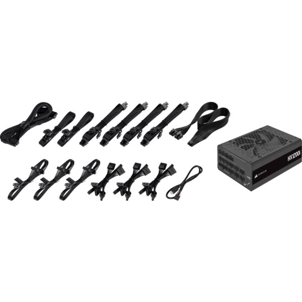 Corsair HXi Series HX1200i power supply unit 1200 W 24-pin ATX ATX Zwart - Afbeelding 10