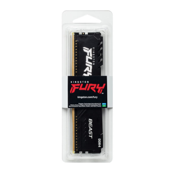 Kingston Technology FURY Beast 8GB 3200MT/s DDR4 CL16 DIMM Black - Afbeelding 6