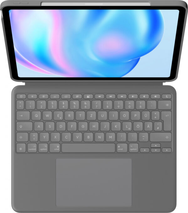 Logitech Combo Touch QWERTZ Duits Smart Connector Grijs - Afbeelding 2