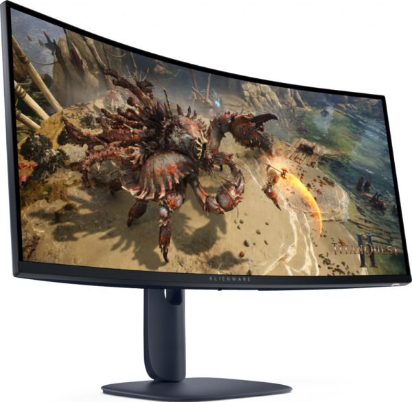 Alienware AW3425DWM computer monitor 86,4 cm (34") 3440 x 1440 Pixels Wide Quad HD LCD Zwart, Blauw - Afbeelding 2