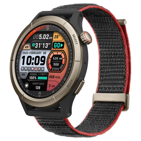 Amazfit Cheetah Pro 3,68 cm (1.45") AMOLED Digitaal 480 x 480 Pixels Touchscreen Beige GPS
