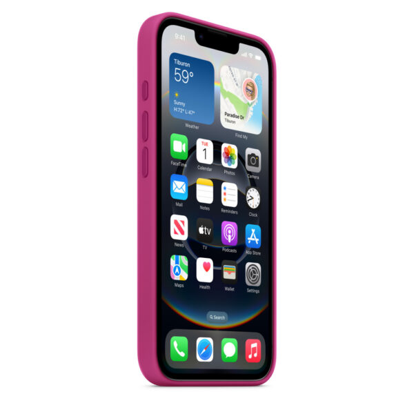 Apple Siliconen Back Cover Roze Apple iPhone 16e - Afbeelding 3