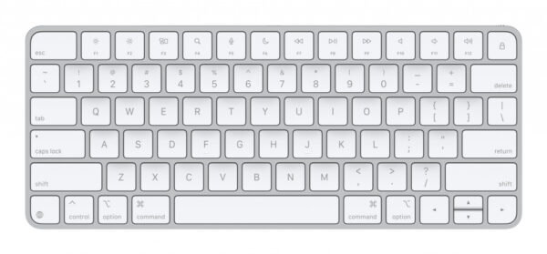 Apple Magic toetsenbord Universeel USB + Bluetooth QWERTY Amerikaans Engels Wit