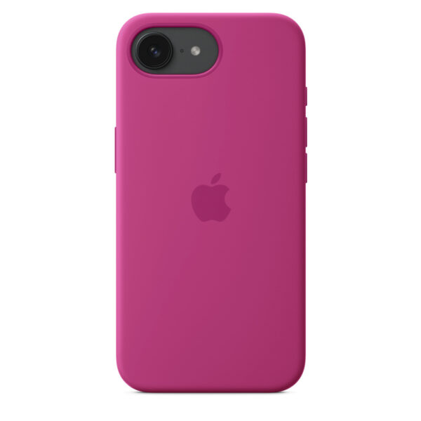 Apple Siliconen Back Cover Roze Apple iPhone 16e - Afbeelding 2