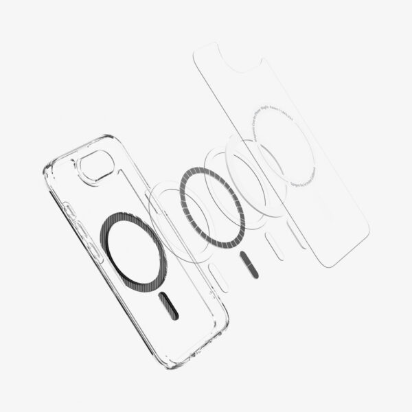 Spigen Ultra Hybrid (MagFit) mobiele telefoon behuizingen 15,5 cm (6.1") Hoes Koolstof, Transparant - Afbeelding 6