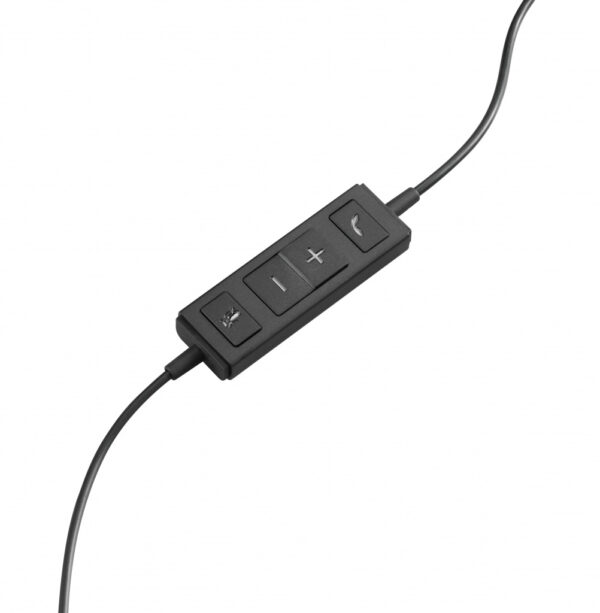 Logitech 981-000571 hoofdtelefoon/headset Bedraad Hoofdband Kantoor/callcenter USB Type-A Zwart - Afbeelding 5