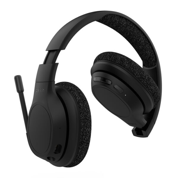 Belkin SoundForm Adapt Headset Bedraad en draadloos Hoofdband Oproepen/muziek USB Type-C Bluetooth Zwart - Afbeelding 6