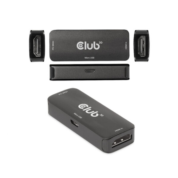 CLUB3D HDMI Active 4K60Hz Repeater F/F - Afbeelding 2
