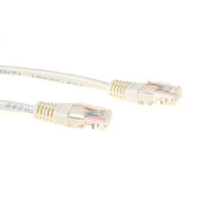 ACT Ivoor 5 meter U/UTP CAT5E patchkabel met RJ45 connectoren