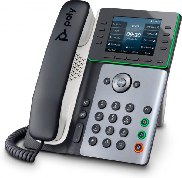 HP Poly Edge E300 IP Phone and PoE-enabled IP telefoon - Afbeelding 2