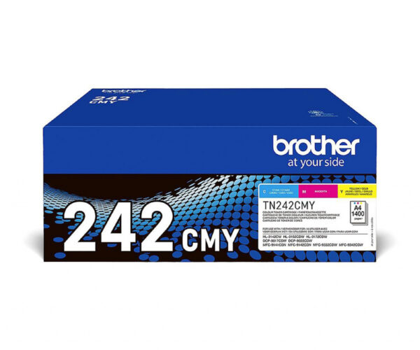 Brother TN-242CMY tonercartridge 1 stuk(s) Origineel Cyaan, Magenta, Geel