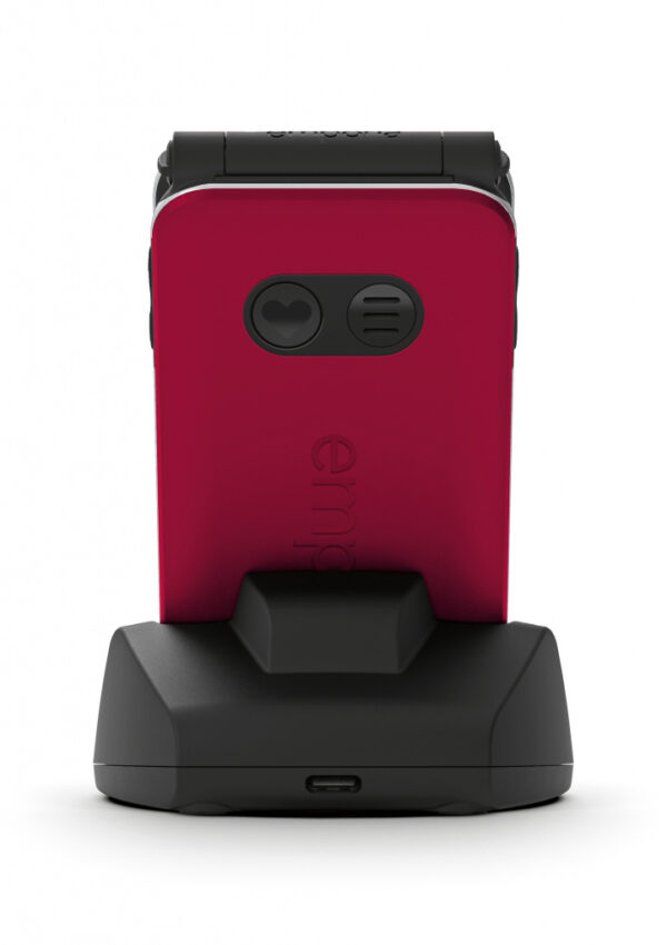 Emporia emporiaJOY-LTE 7,11 cm (2.8") 115 g Rood Seniorentelefoon - Afbeelding 6
