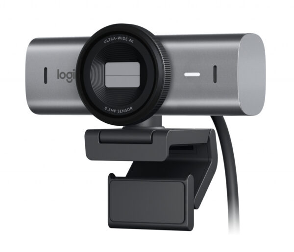 Logitech 960-001530 webcam 8,5 MP 4096 x 2160 Pixels USB 3.2 Gen 1 (3.1 Gen 1) Aluminium, Zwart - Afbeelding 2
