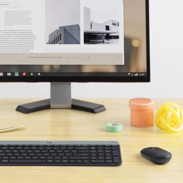 Logitech 920-009192 toetsenbord Inclusief muis Universeel RF Draadloos QWERTZ Zwitsers Grafiet - Afbeelding 4