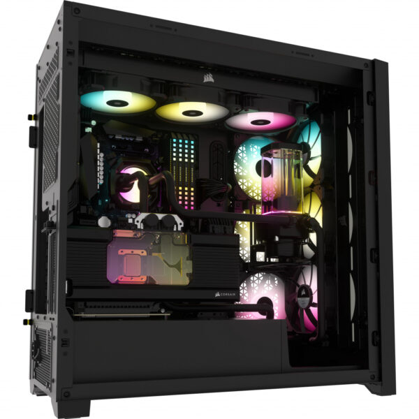 Corsair iCUE 5000X RGB Midi Tower Zwart - Afbeelding 4