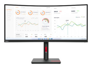 Lenovo ThinkVision T34w-30 LED display 86,4 cm (34") 3440 x 1440 Pixels Wide Quad HD Zwart
