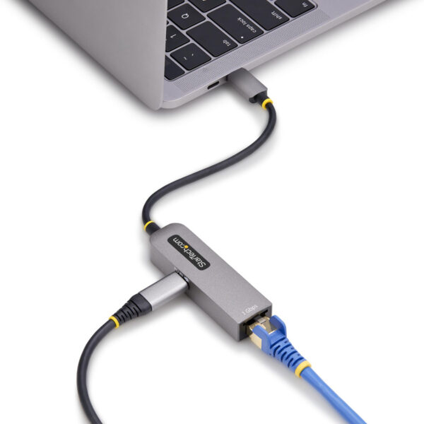 StarTech.com USB-C naar Ethernet Adapter, NIC, 100W PD Pass-Through, USB 3.0 Type-C 1Gbps Multi Speed Netwerk Adapter, Gigabit E - Afbeelding 6