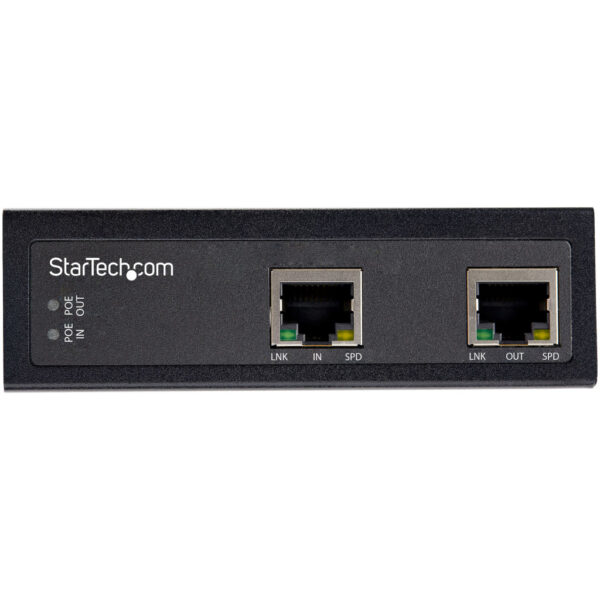 StarTech.com Industrial Single Port Gigabit PoE Extender 60W 802.3bt PoE /PoE+/ PoE++ 100m Power Over Ethernet Netwerk Range Ext - Afbeelding 4
