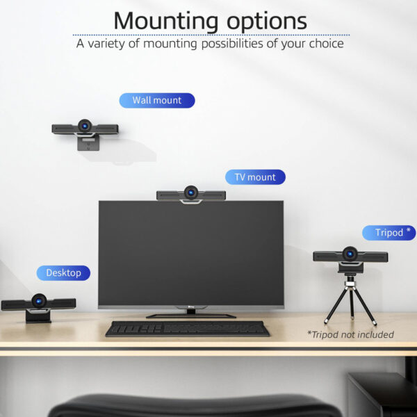 ACT Full HD Conference Camera met microfoon, pan, tilt en zoom - Afbeelding 5