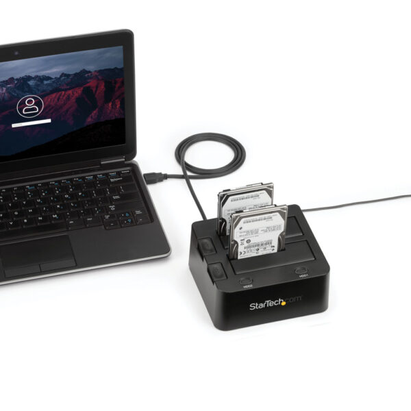 StarTech.com USB 3.0 dubbel harddisk docking station met UASP voor 2,5/3,5 inch SSD / HDD SATA 6 Gbps - Afbeelding 6