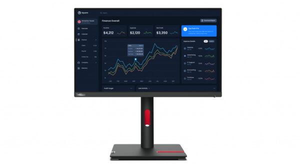 Lenovo ThinkVision T22i-30 LED display 54,6 cm (21.5") 1920 x 1080 Pixels Full HD Zwart - Afbeelding 2