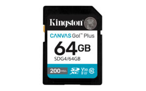 Kingston Technology 64GB SDXC Canvas Go Plus Gen4 200MB/s C10 UHS-I U3 V30