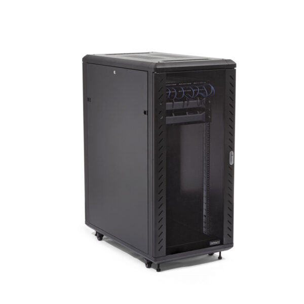 StarTech.com 4 Post 32U Netwerkkast, Vergrendelbare 19" Patchkast voor Computer / AV / IT / Data Apparatuur, Server Rack voor Bu - Afbeelding 3