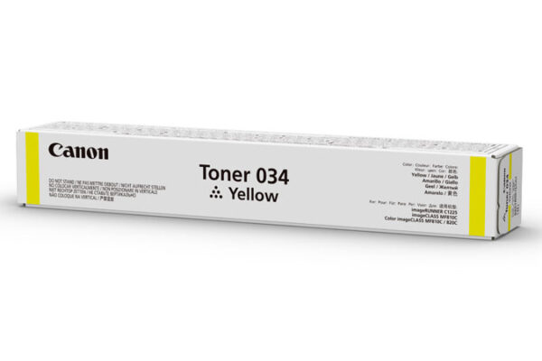 Canon 034 tonercartridge 1 stuk(s) Origineel Geel