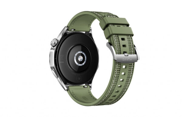 Huawei Watch GT 4 46mm Zilver (Groene Siliconenband) - Afbeelding 4