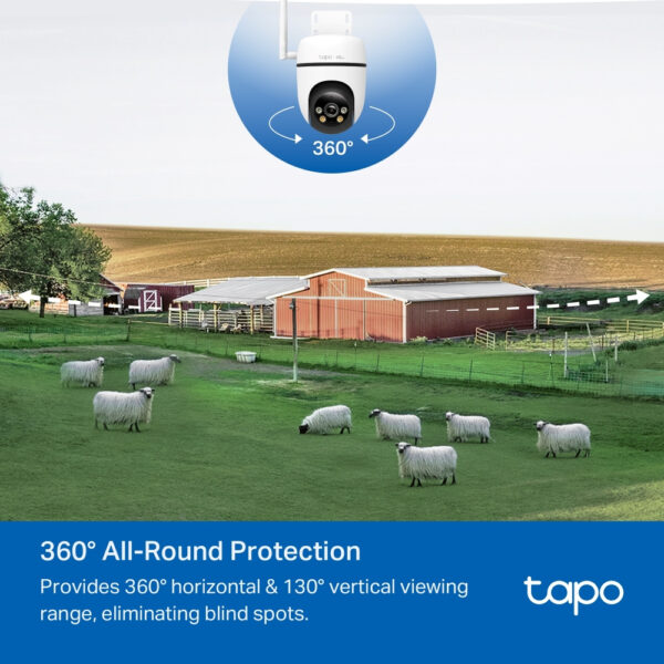 TP-Link TAPO C501GW bewakingscamera Torentje IP-beveiligingscamera Buiten 1920 x 1080 Pixels Muur - Afbeelding 6