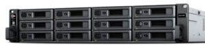 Synology RackStation RS2423RP+ data-opslag-server NAS Rack (2U) Ryzen Embedded V1780B 8 GB DDR4 0 TB DiskStation Manager Zwart,