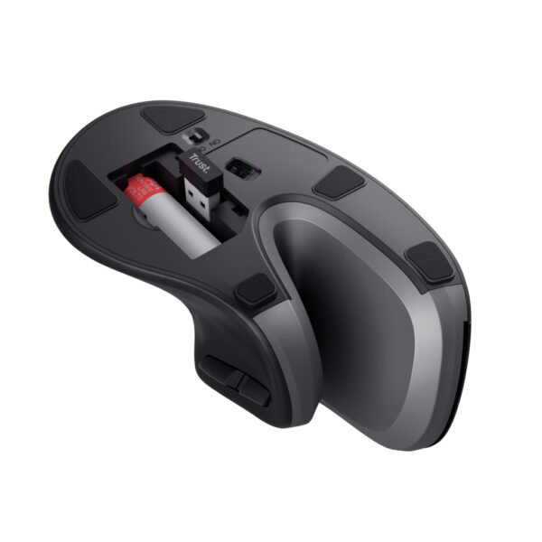 Trust Verro - Ergonomische Draadloze muis - Zwart - Afbeelding 6